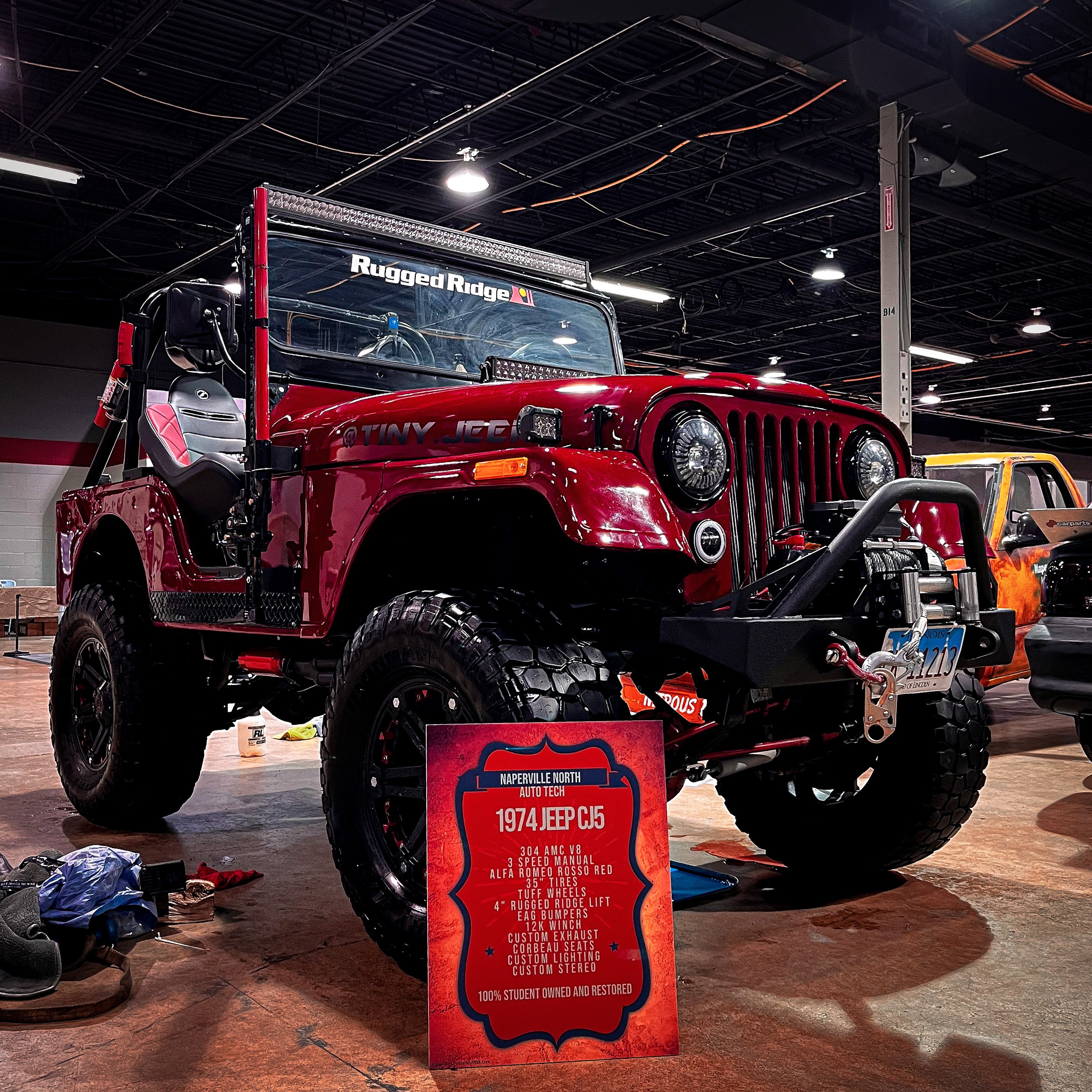 Illustration placeholder for the 1974 Jeep CJ5 build