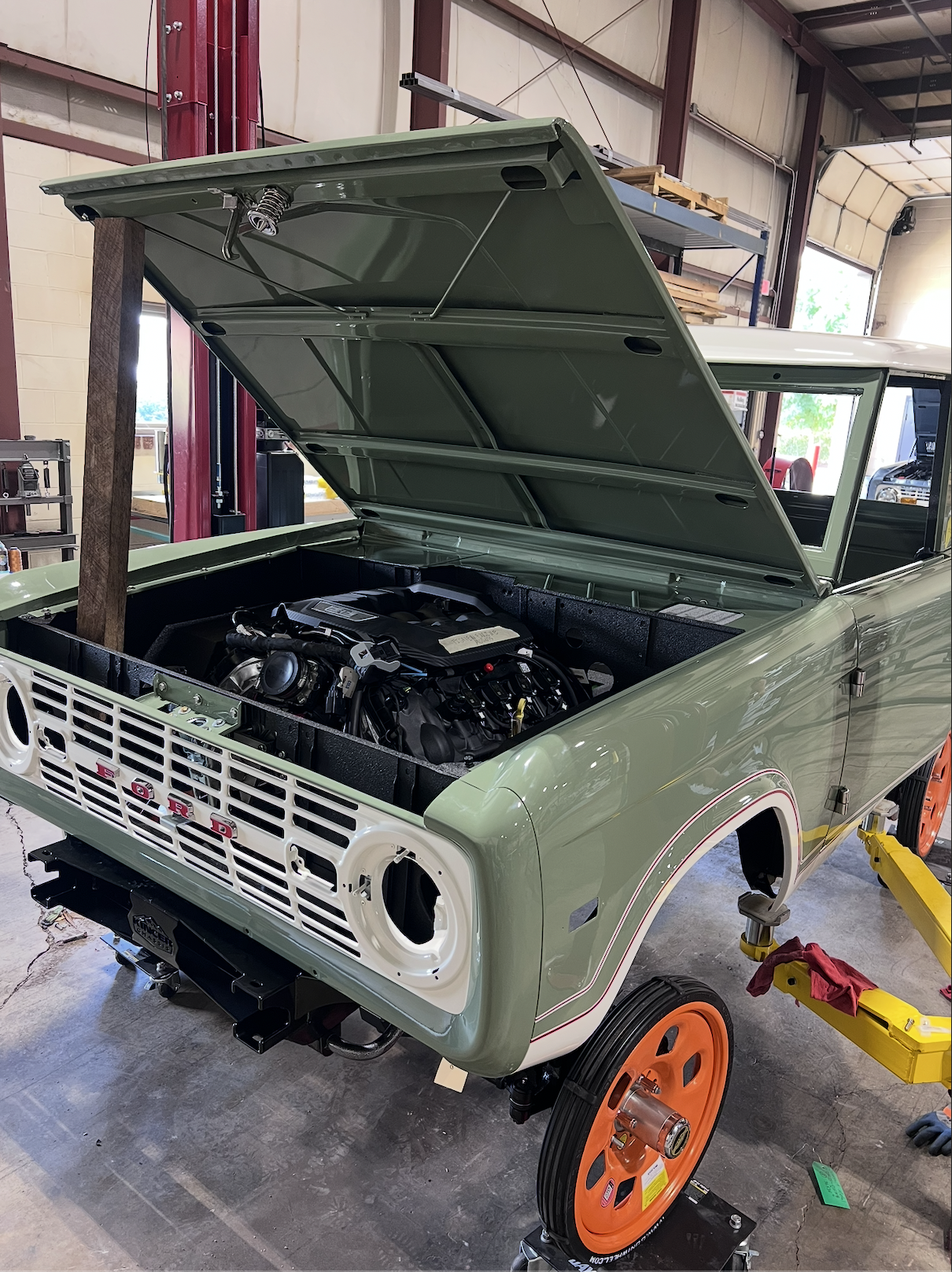 Illustration placeholder for the 1968 Ford Bronco Coyote swap
